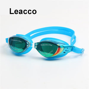 Adult Prescription Optical Myopia Swimming Goggles Swim Silicone Anti-fog Coated Water diopter Swimming Eyewear glasses mask