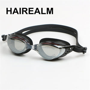 New Adult Prescription Optical Myopia Swimming Goggles Swim Silicone Anti-fog Coated Water diopter Swimming Eyewear glasses