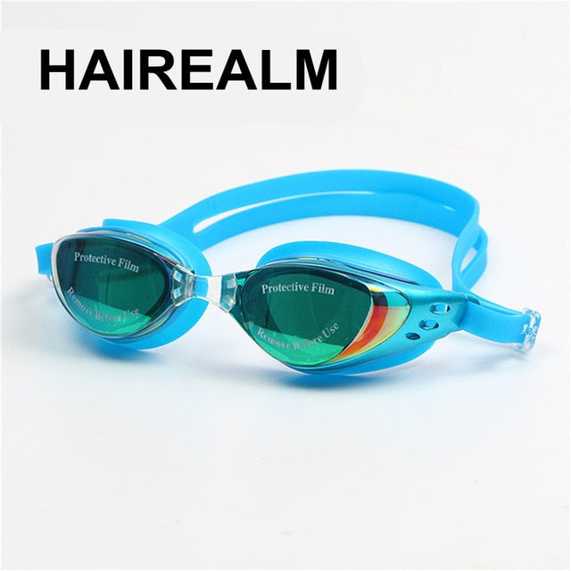 New Adult Prescription Optical Myopia Swimming Goggles Swim Silicone Anti-fog Coated Water diopter Swimming Eyewear glasses