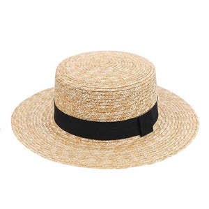 Women Wide Brim Straw Hat Fashion Chapeau Paille Summer Lady Sun Hats Boater Wheat Panama Beach Hats Chapeu Feminino Caps