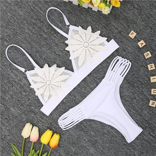 2019 New Bandage Bikini Sexy Swimwear Women Swimsuit Push Up Bikini Set Brazilian Bathing Suits Beach Wear Maillot De Bain Femme