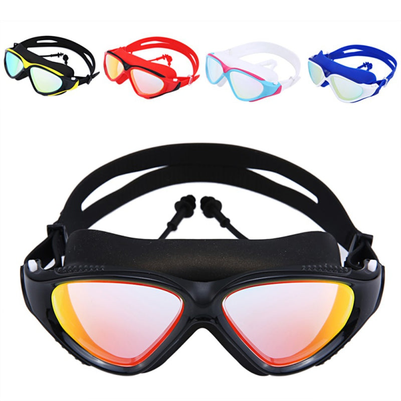 Goggles Professional Children Silicone Swimming Goggles Anti-fog UV Swimming Glasses for Men Women Eyewear