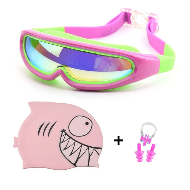 Children Swimming Goggles Anti Fog Waterproof kids Cool Arena Natacion Swim Eyewear High quality Professional Swimming Glasses