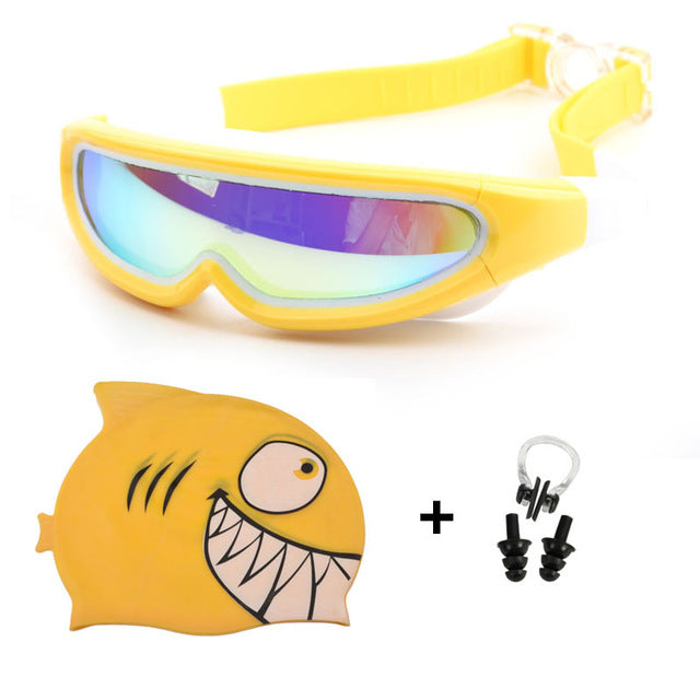 Children Swimming Goggles Anti Fog Waterproof kids Cool Arena Natacion Swim Eyewear High quality Professional Swimming Glasses