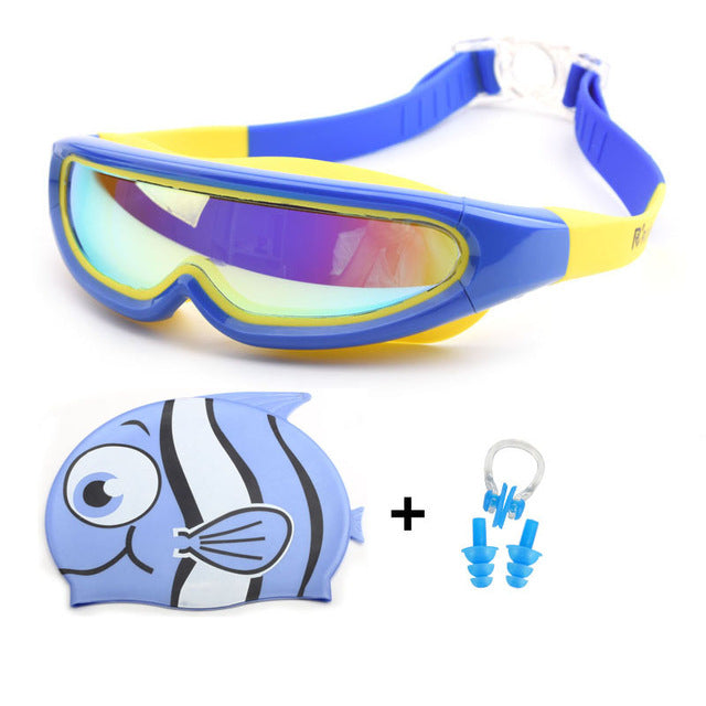 Children Swimming Goggles Anti Fog Waterproof kids Cool Arena Natacion Swim Eyewear High quality Professional Swimming Glasses