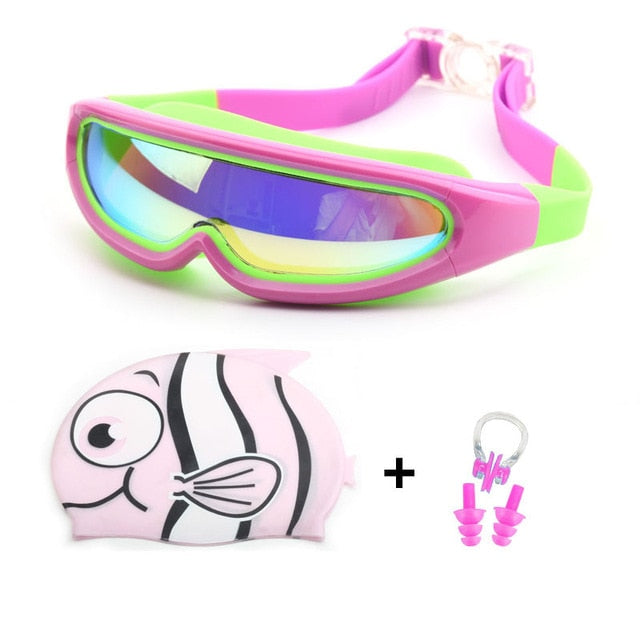 Children Swimming Goggles Anti Fog Waterproof kids Cool Arena Natacion Swim Eyewear High quality Professional Swimming Glasses