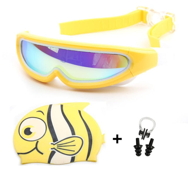 Children Swimming Goggles Anti Fog Waterproof kids Cool Arena Natacion Swim Eyewear High quality Professional Swimming Glasses