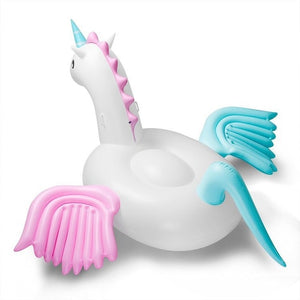 250cm Giant Pegasus Inflatable Pool Float Rainbow Unicorn Ride-on Water Party Toys Adult Beach Swimming Ring Air Mattress boia