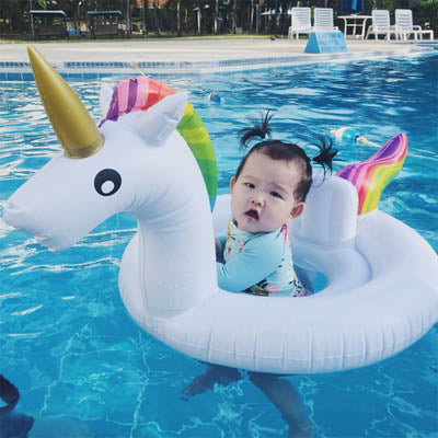 Giant Unicorn Float For Adult Child Baby Ride-On Pegasus Swan Swimming Ring Pool Party Inflatable Toys Air Mattress Boia Piscina